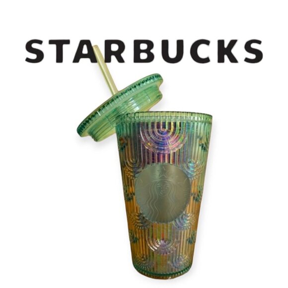 Starbucks Iridescent  Mermaid Scale Tumbler Cup Limited Edition size 16 oz NWT - Picture 1 of 4
